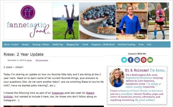 fannetastic-food running blog names | mileposts blog |lazy girl running blog